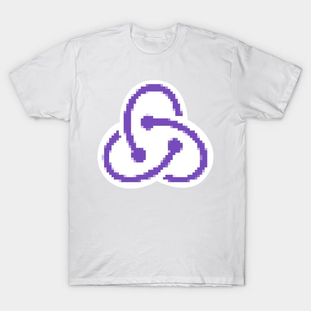 Pixel Redux JS Logo T-Shirt by hipstuff